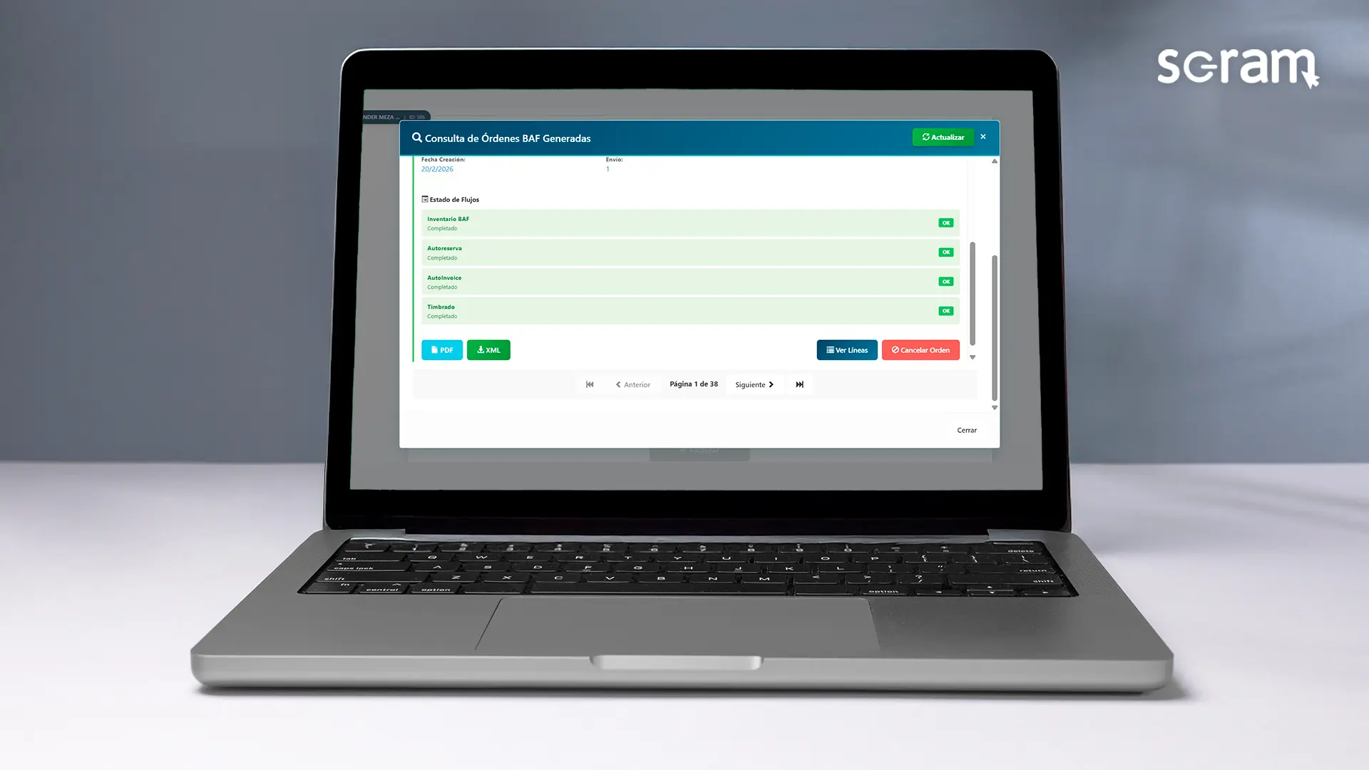 ERP de Órdenes y Facturación